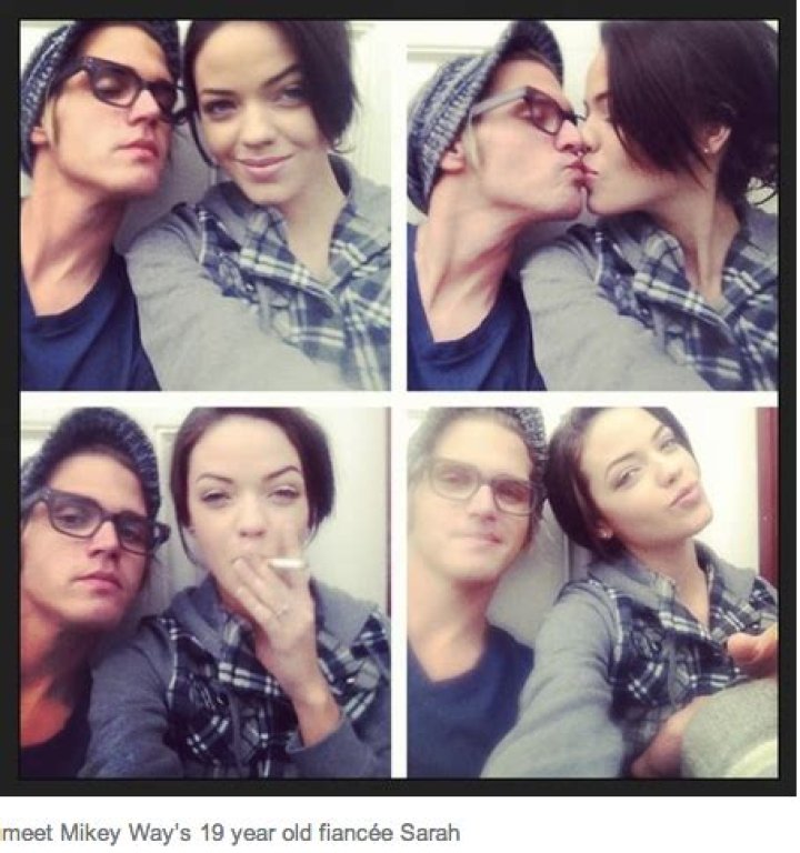 Mikey Way Sarah Cantergiani